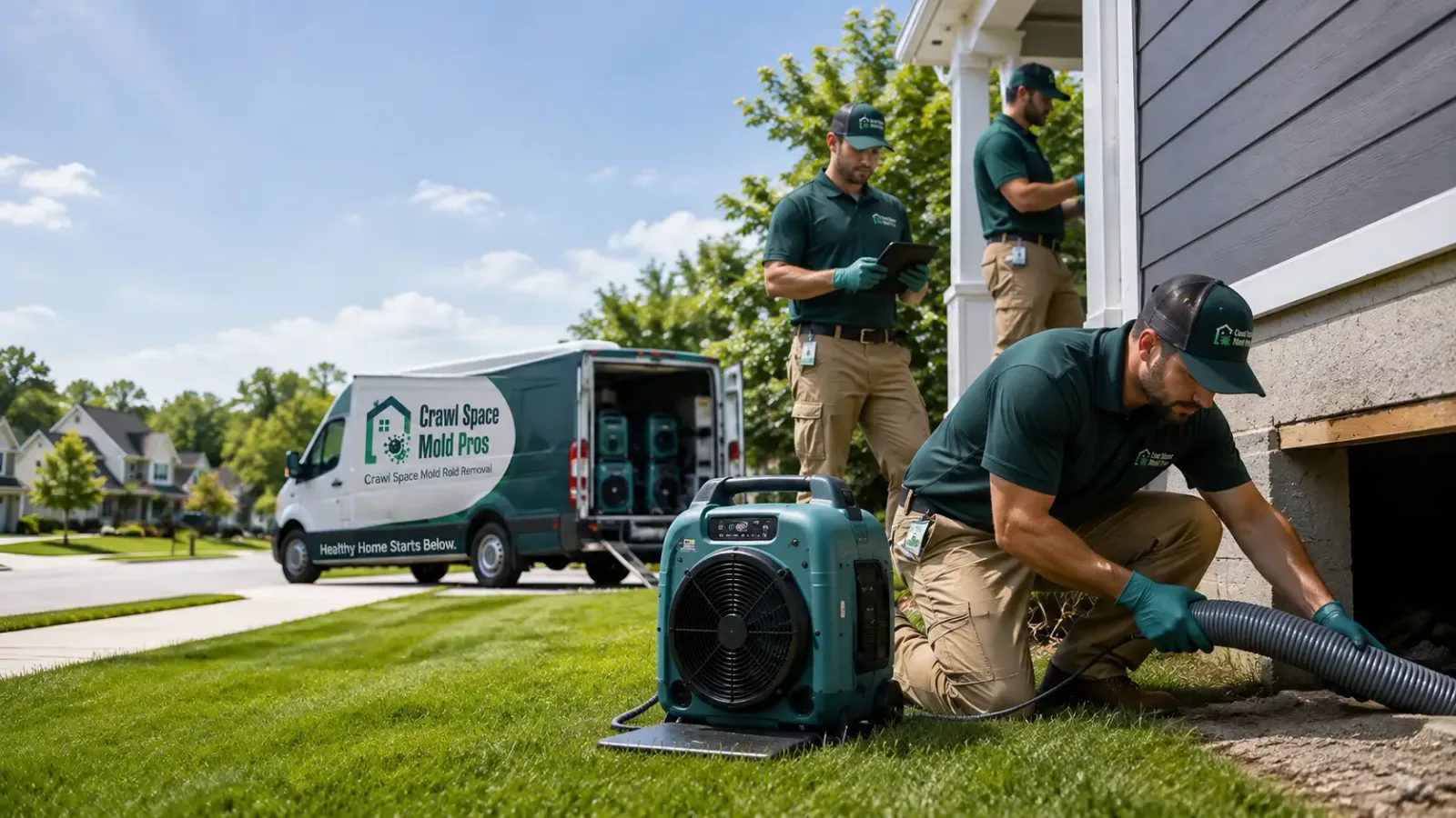 Crawl Space Mold Removal in Taylor Ridge, IL